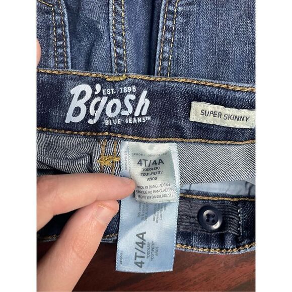 B’gosh Blue Jeans Boys 4T Super Skinny Denim Jeans - Picture 4 of 6